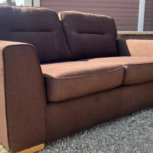 Matching Brown Fabric Sofas - Image 5