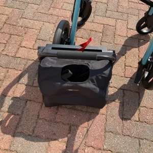Rollz Motion 2 combined rollator and wheelchair (Island Blue) - Image 4