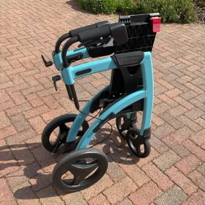 Rollz Motion 2 combined rollator and wheelchair (Island Blue) - Image 7