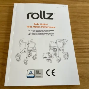Rollz Motion 2 combined rollator and wheelchair (Island Blue) - Image 8
