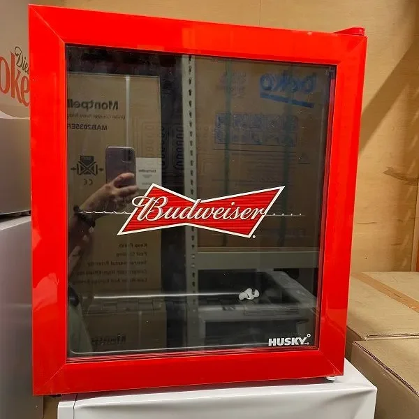 Husky HU225 Budweiser Table Top Fridge