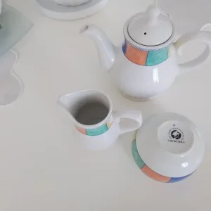 Teapot with Sugar Bowl and Milk Jug by Churchill - Image 3