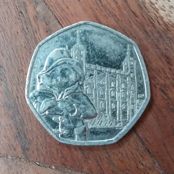 Paddington Bear Tower of London collectable 50 pence