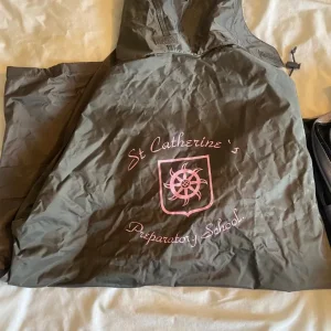 St Catherine’s school bag and rain coat - Image 3