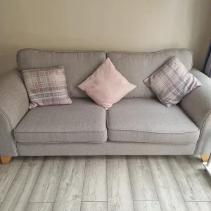 Grey settee