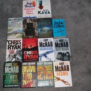 Job Lot Bundle of 14 hardback books with dust jackets Various Authors