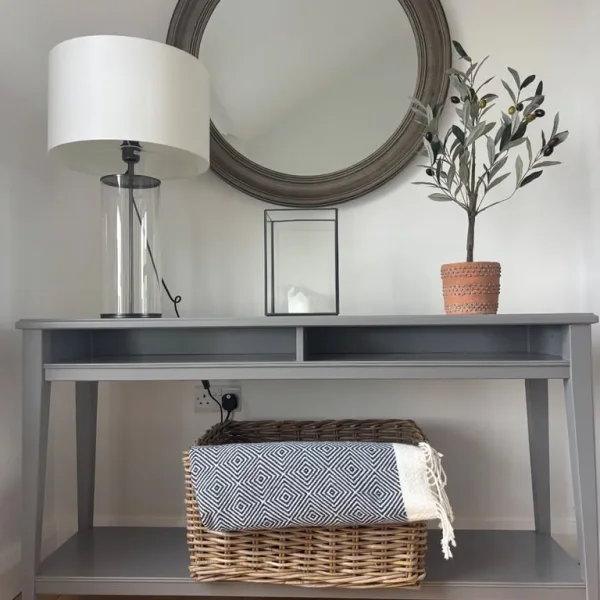 IKEA grey console table