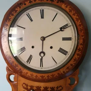 Wall Clock Antique – Likely American - Image 3