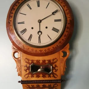 Wall Clock Antique – Likely American