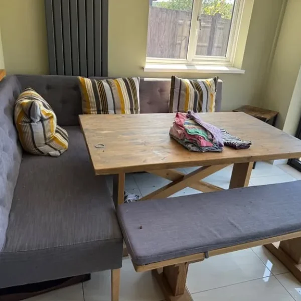 Wooden Dining Table and Chairs Set