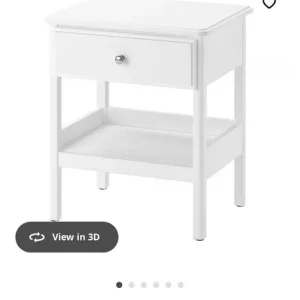 IKEA TYSSEDAL Bedside table, white - Image 5