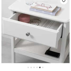 IKEA TYSSEDAL Bedside table, white - Image 6