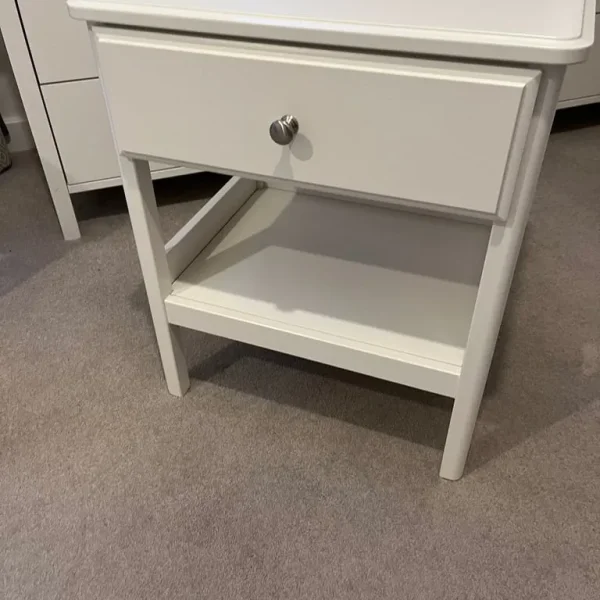 IKEA TYSSEDAL Bedside table, white