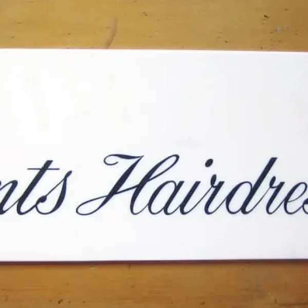 Vintage Gents Hairdresser Salon Sign