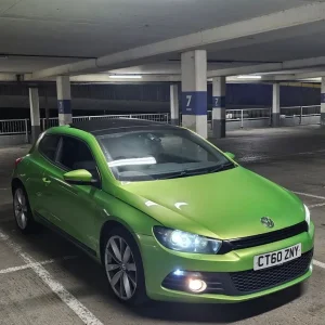 Viper Green Volkswagen Scirocco GT TDI 170 with 6-speed semi-auto