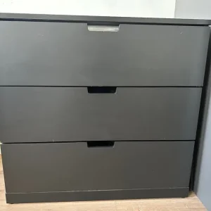 Ikea Nordli black chest of drawers - Image 4