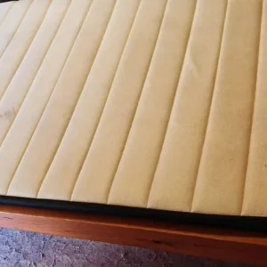 Antique Pine single bed with mattress - Image 6