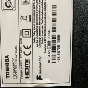 Toshiba 50in Smart TV Spares or Repair - Image 5