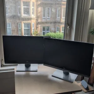 Dual 27" BenQ Monitors - Image 2