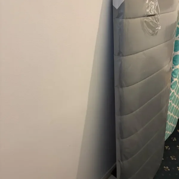 Grey double headboard