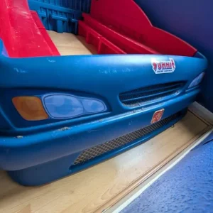 Red and blue childrens car bed - Image 2