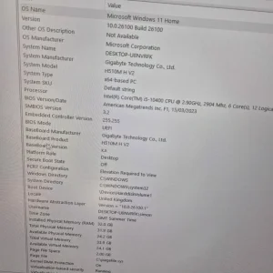 Gaming PC Work Station 6600xt 10400 i5 - Image 4