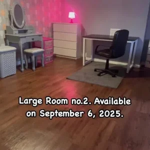 TWO ROOMS AVAILABLE IN PRIVATE APARTMENT