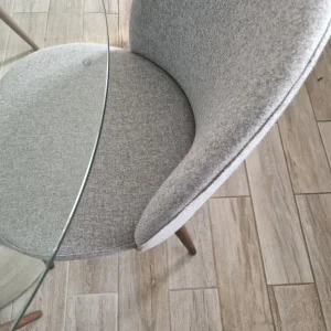Glass table and 4 chairs - Image 2