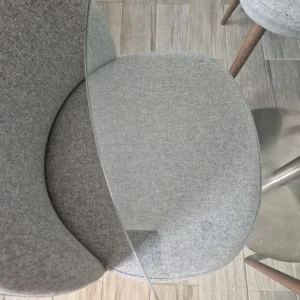 Glass table and 4 chairs - Image 6
