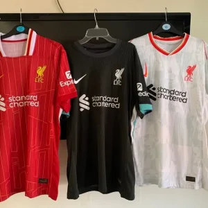 Liverpool FC Home, Away and Third Shirts