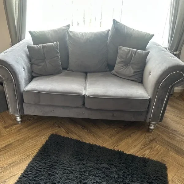 Grey sofa set