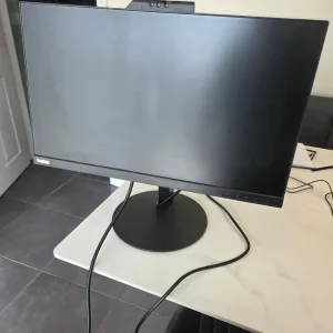 24 inch Lenovo ThinkVision monitor with built-in webcam