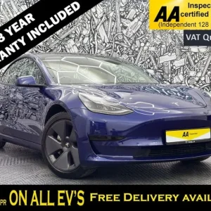 2021 Tesla Model 3 Standard Range Plus Deep Blue