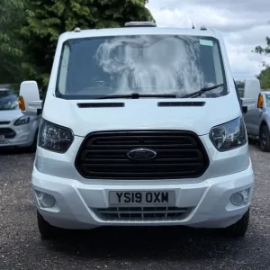 2019 Ford Transit Tipper 350 White Double Cab 2.0 Manual Diesel Van - Image 3
