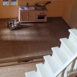 Sylvanian Families house with Rabbit family and furniture - Image 6