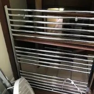 Electric Heated Towel Rail 1000mm x 1200mm, chrome, straight