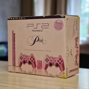 Playstation 2 Pink With Two Controllers - Image 5