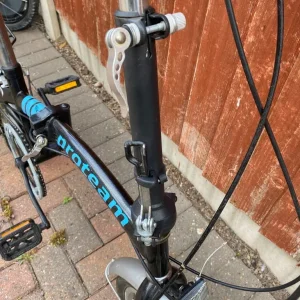 Proteam Folding Bike 6-speed Shimano gears black 16" wheels - Image 4