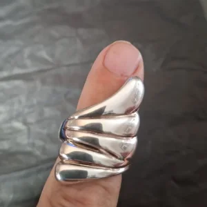 Sterling Silver Ring Size L - Image 5