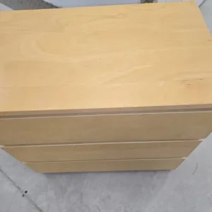 IKEA Malm 3-drawer beech chest of drawers - Image 2