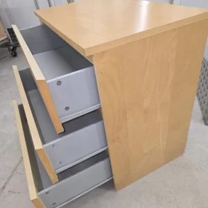 IKEA Malm 3-drawer beech chest of drawers - Image 5