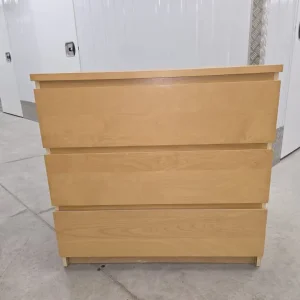IKEA Malm 3-drawer beech chest of drawers - Image 6