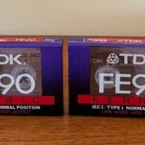 4 x Unopened TDK FE90 cassette tapes - Image 4