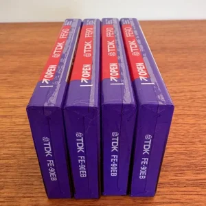 4 x Unopened TDK FE90 cassette tapes - Image 5