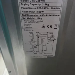 Cookology mini tumble dryer - Image 6