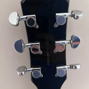 Yamaha SA500 hollow body electric guitar in black - Image 5