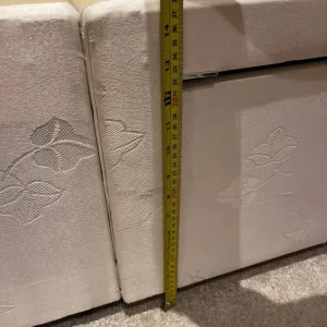 King size divan bed base with drawers and grey Valance cover - Image 8