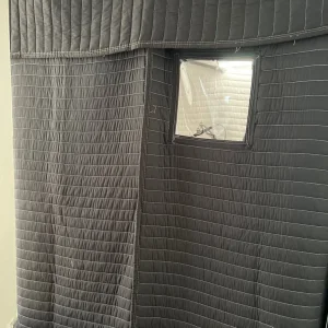 Vocal booth for voiceover or music