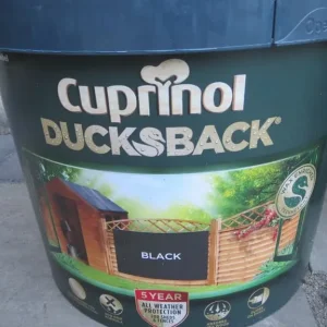 Cuprinol Ducksback Fence and Shed Treatment Black 2x 9L - Image 2