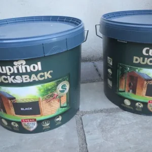 Cuprinol Ducksback Fence and Shed Treatment Black 2x 9L